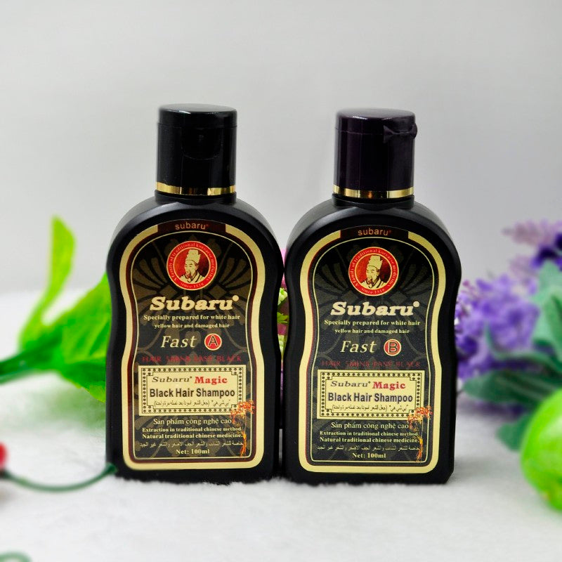 شامبو لشعر اسود داكن واخفاء الشيب للرجال و النساء